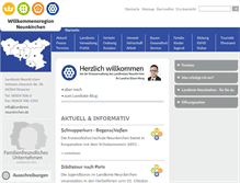Tablet Screenshot of landkreis-neunkirchen.de